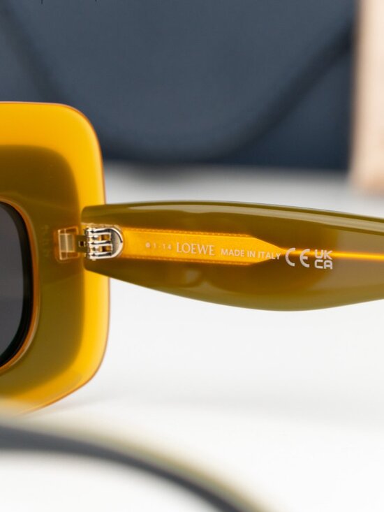 Loewe Women Sunglasses Grey Brown Rectangular LW40139U 20A NEW AUTHENTIC main image 7